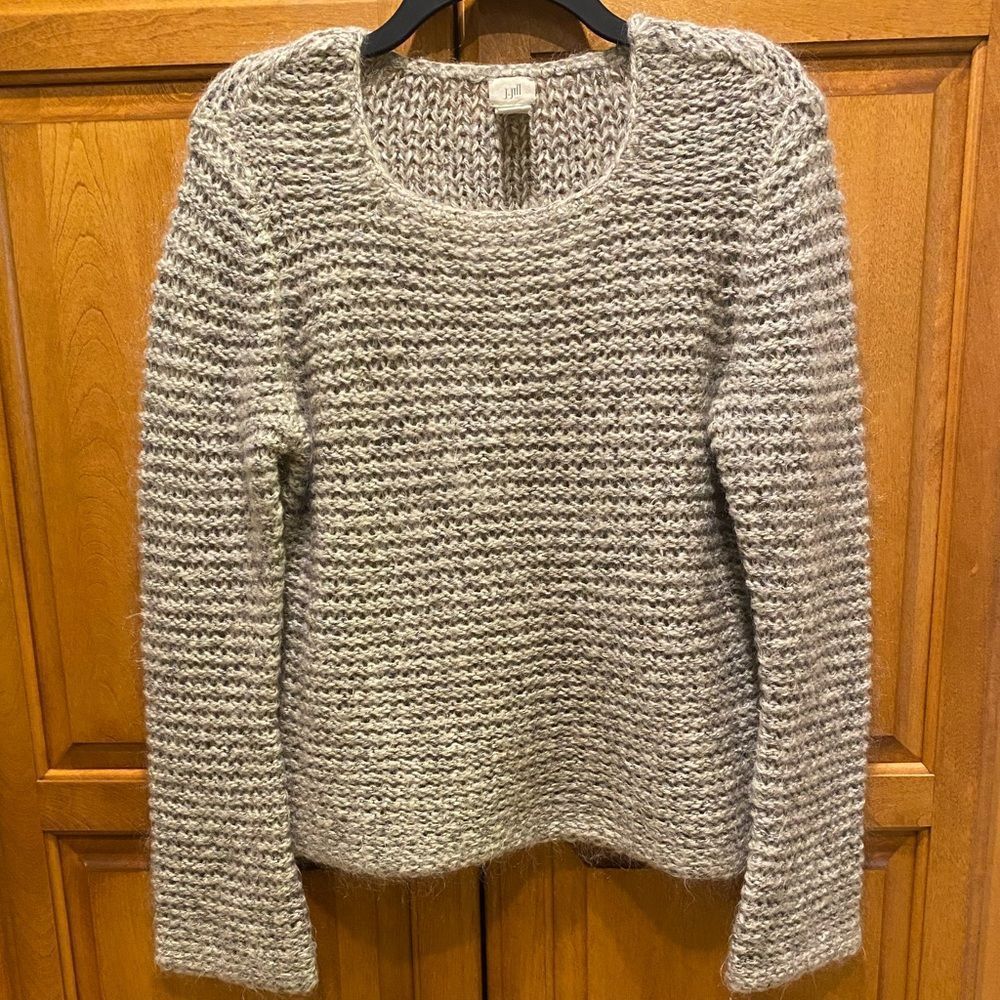 J Jill Knit Cotton Mohair Sweater Size Medium